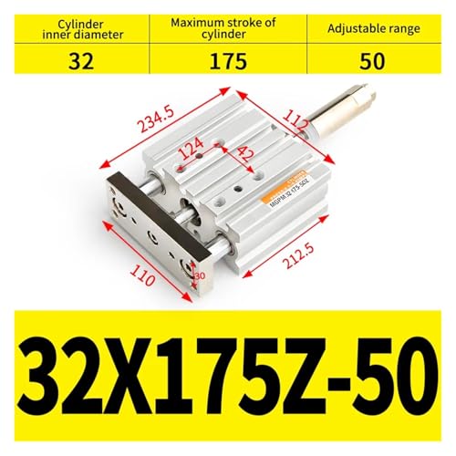 Cylindre pneumatique stable MGPL32 pour éliminer les vibrations sur vos lignes d'assemblage - 3
