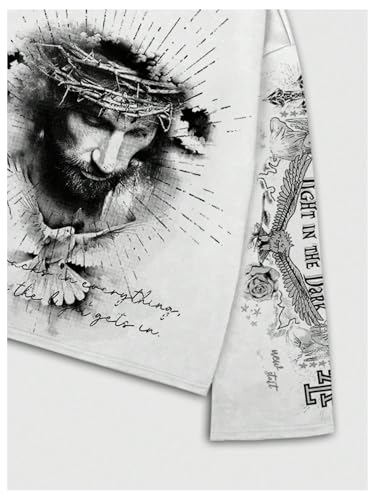 SOLY HUX Men's Goth Graphic Tees Grunge Jesus Long Sleeve Shirts Crew Neck Hip Hop Tops Streetwear3