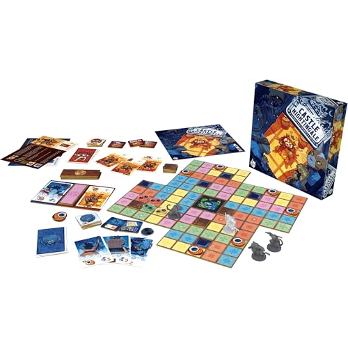 Image of Castle Nightingale Board Game | Stealth Ninja vs. Samurai Strategy Game with Modular Boards, Competitive Asymmetric Gameplay, Ages 10+, 2 Players, 30 Minutes