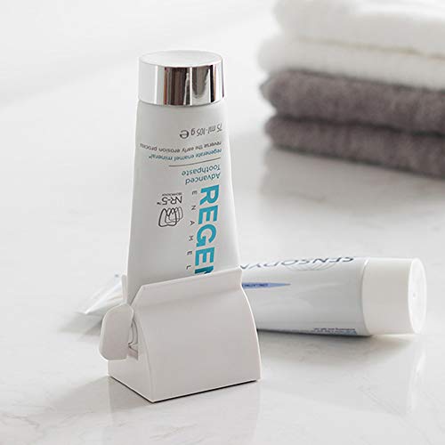 Rolling Tube Toothpaste Squeezer Heavy Duty Toothpaste Dispenser With Rubber Pad Rotate Toothpaste Squeezer For Bathroom #TOP5