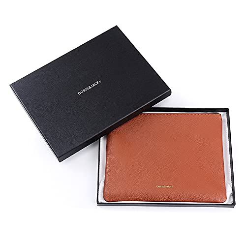 Image of DORIS&JACKY Lambskin Leather Wristlet Clutch Purse Women Large Phone Wallet