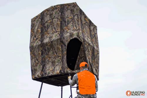 Muddy Hunting Blind Cover 2 Pack - Quad Pod, Zippered Windows - image 6