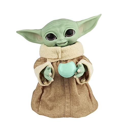 Grogu Galactic Snackin Star Wars juguete animatronico de 23 cm Hasbro 6