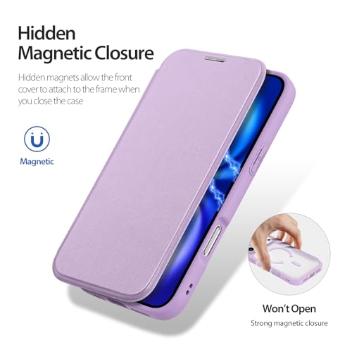 Coque avec béquille pour iPhone 17 Pro Max antichoc rose MagSafe PC Slim - 2