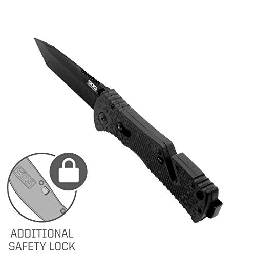 Buy SOG Folding Knife Pocket Knife Trident Tanto Tactical Opening