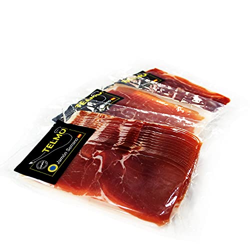 Spaanse Ham. Vacuümgesneden ham. Serranoham in plakjes gesneden en vacuüm verpakt. Serranoham pak 3 eenheden van 250… - Afbeelding 3