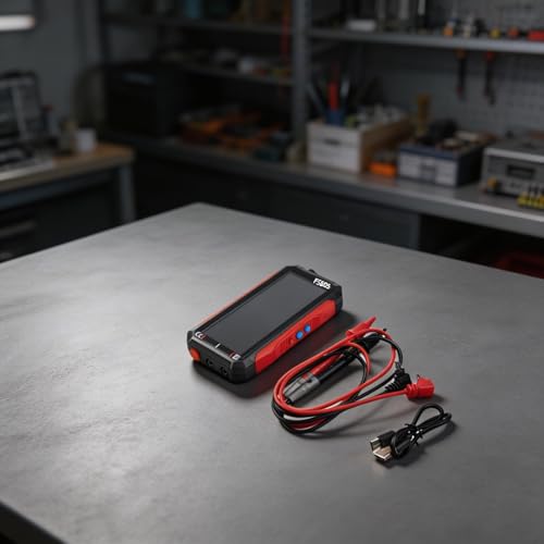 Multimètre numérique rechargeable True RMS 6000 points pour testeur tension courant capacitance - 2