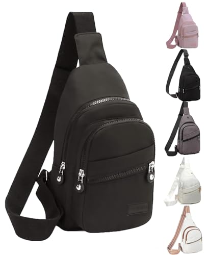 EVANCARY Small Sling Bag Crossbody Bags for Women Men, Sling Backpack Chest Daypack Cross Body Bag for Travel Sports Running