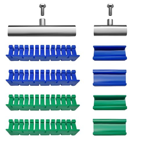 Image of Wevdn 8 Pack Car Paintless Dent Repair Tool, Adhesive Glue Pulling Tabs for Car Body Dent Removal, Auto Repair Long Dent Remover Tool Set, Car Repair Accessories