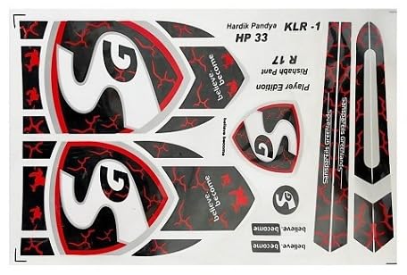 Image of HARDIK Special RED new Edition 2026 m-09 bat Sticker
