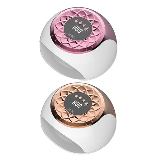 Lámpara De Curado De Gel - Lámpara Profesional De Uñas | Ajustes Del Temporizador Dispositivo De Lámpara De Uñas UV De Curado Rápido LED Para Salón De Casa, D