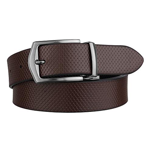 Image of ZORO Men's Genuine Leather Reversible Belt, Black /Brown |RSFS-01| Size-