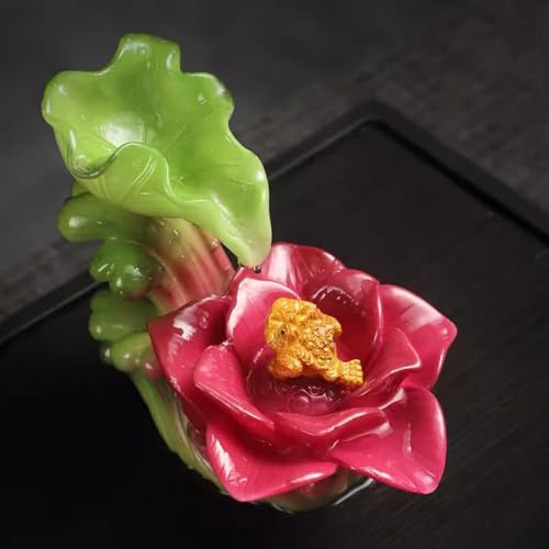 Accessoires pour service à thé statue créative Lotus magique