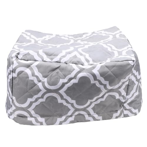 Funda para proyector Zunate, cubierta anti polvo de tela acolchada impermeable para unidades de techo de 13.78x13.39x8.27 pulgadas color gris miniatura 6
