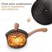 DEORS Bionic Turtle Design Nonstick Titanium Sauce Pan with Lid (2.8 qt), Non Toxic,PFAS & PFOA Free, Dishwasher Safe, Compatible with All Stovetops, Durable Cookware for Home Cooking