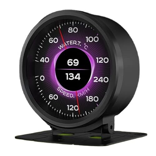 Manômetro Automotivo Digital Wideband 60mm Cammus Obd2 Conta Giros Velocímetro Pressão de turbo Reló