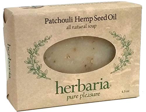 Herbaria Patchouli Hemp Seed Oil Handcrafted All-Natural Soap With Essential Oils. 4.5 Oz Bar. Free Shipping $55 Orders. Enjoy 60 More Skin-Friendly Varieties. #TOP21