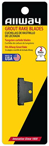 Image of ALLWAY GRB Carbide Grout Rake Replacement Blades, 2 Pack