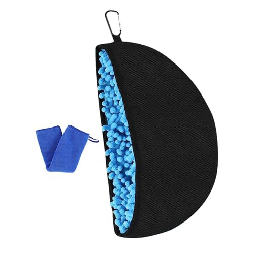 Disc Golf Cleaning Towel - Portable Flying Disc Wiper, Quick Dry Cloth | Portable Devices - Wipe Accessor, Multifunctional Travel Gear for Training Game 12.8 x 6.89