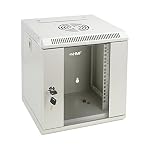 HMF – HMF 63306-07 Serverschrank 10 Zoll, 6 HE, Netzwerkschrank, W