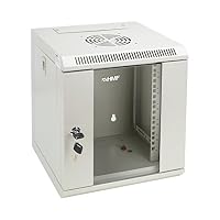 HMF – HMF 63306-07 Serverschrank 10 Zoll, 6 HE, Netzwerkschrank, W