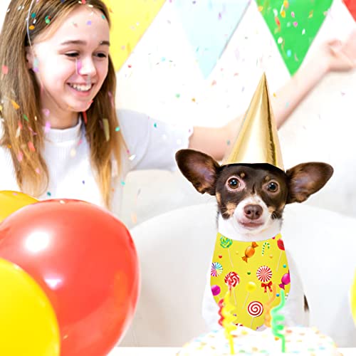 100 Pieces Dog Bandanas Bulk Heat Transfer Triangle Dog Bibs Heat Press Sublimation Blank Diy Dog Bandana Washable Adjustable Dog Bibs Scarves For Dogs Puppy Cats Pets Birthday Wedding (Medium) #TOP4