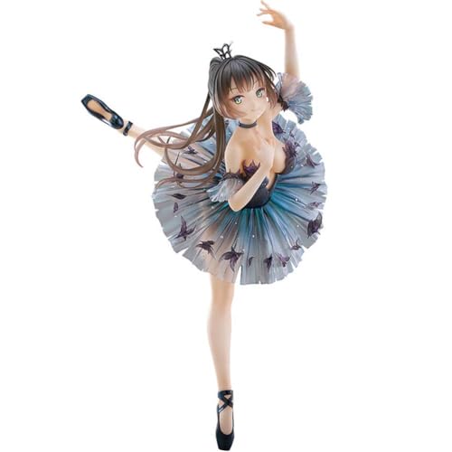 Tongyundacheng Figura de anime Black Swan Girl de PVC, estatua de pintura original de 27 cm, modelo de figura de acción coleccionable (versión de traje de rendimiento)