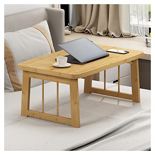 Table basse pliable en bois pour travailler au sol sans encombrer