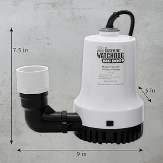 The Basement Watchdog Big Dog CONNECT Battery Backup Sump Pump - Up to 3,500 GPH - WiFi-Capable w/Add-on Module (BWD12-120C)