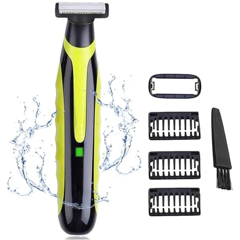 INVODA Electric Shaver for Men Rechargeable Razors Face and Body One Blade Trimmer Waterproof Wet & Dry Cover