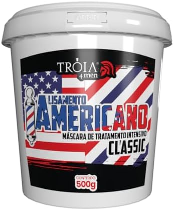 Alisamento Americano Classic 500g - Troia Hair 4Man: Alisamento P...