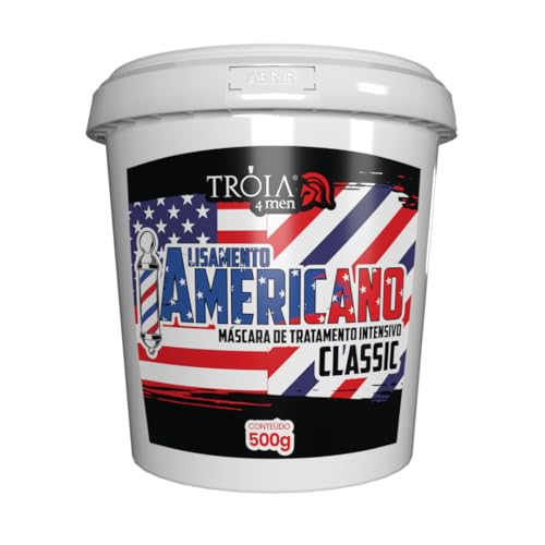 Alisamento Americano Classic 500g - Troia Hair 4Man: Alisamento Profissional Rápido