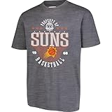 Ultra Game Men's NBA Official Super Soft Mad Props T-Shirt, Phoenix Suns, Heather Charcoal, Medium