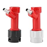 Aqur2020 2 PCS 1/4 Pin Lock Corny Keg Connector, Plastic Coupler Set with Nut and Stem, for Cola 7UP Tanks or Homebrew Cornelius Keg