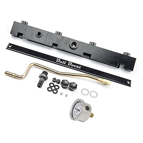 BULL BOOST PERFORMANCE K-Series Billet Aluminum High Flow Fuel Rail K20 K24 2.0/2.4L RSX SI Civic K Swap Cover