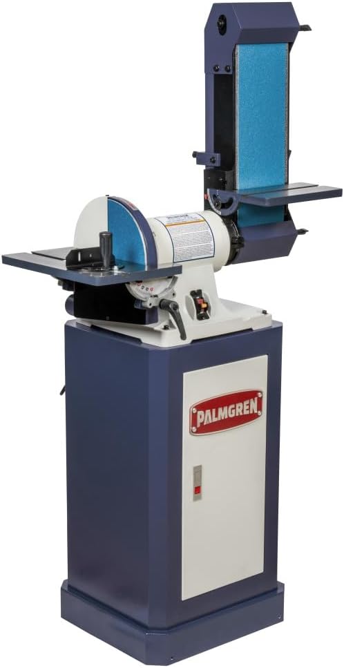 PALMGREN 9681123 - Combination 6" x 48" Belt & 10" Disc Finishing Machine