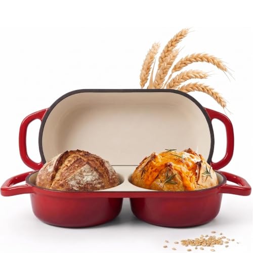 Lanasz 2.2QT Red Enameled Cast Iron Dutch Oven by Lanasz - Used condition - US$62.19