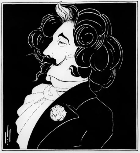 Toile graffiti McNeill Whistler Aubrey Beardsley impression haut de gamme 60x90