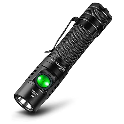 Sofirn SC31 Pro USB Rechargeable LED Torch with 2000 Lumen, SST40 LED Super Bright Flashlight, Anduril UI & IPX8 Waterproof with 18650 Battery for Hiking Camping Outdoors and Emergency Cover