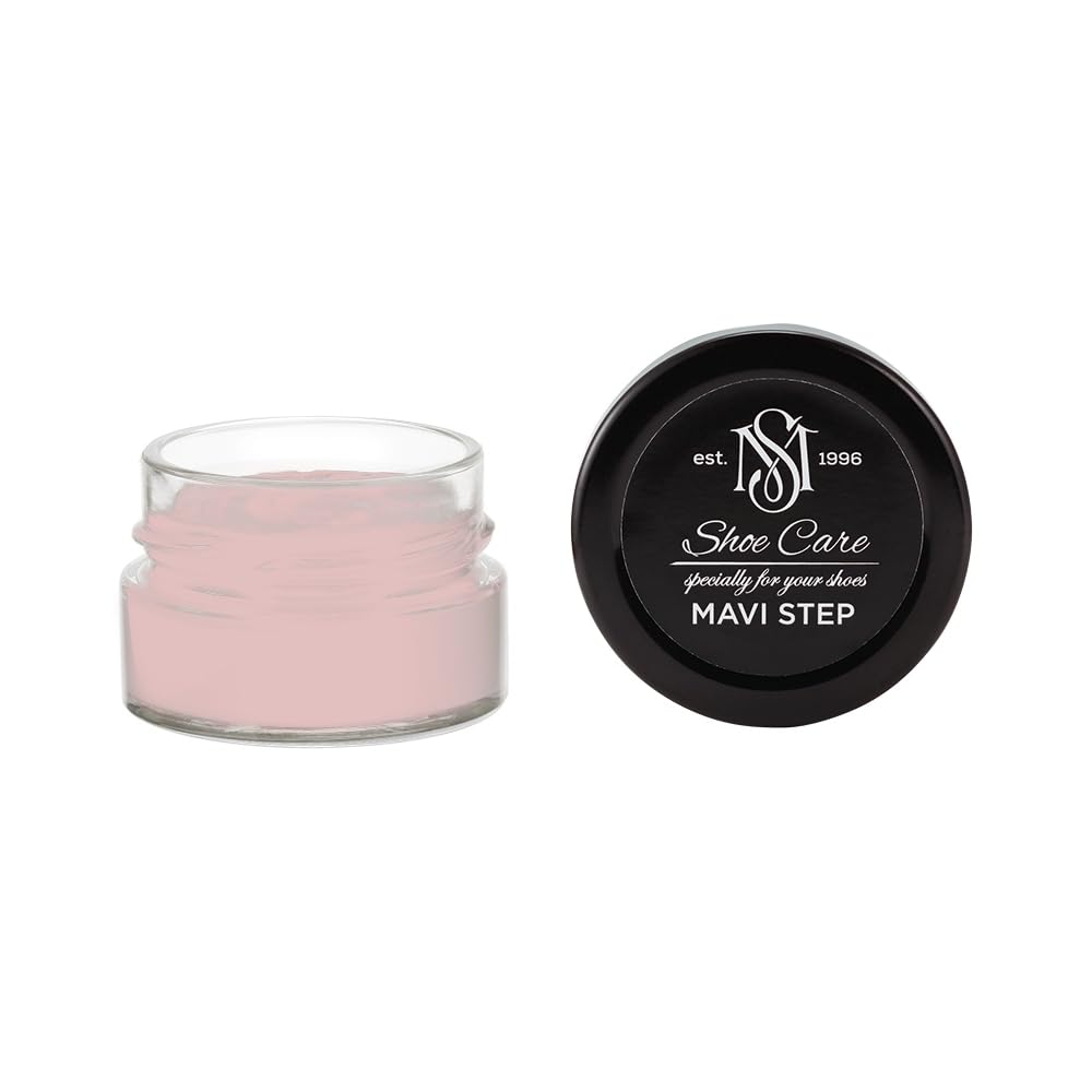 Crema para zapatos de alta calidad, NCS S 1515-R rosa gris pardo, esmalte nutritivo y restaurador de color para cuero liso - 50.3 ml