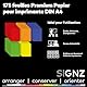 SIGNZ Kopierpapier, DIN A4, farbig (35 x 5 Farben), 80g, 175 Blatt, Druckerpapier für Zuhause & Office, FSC Mix 70%