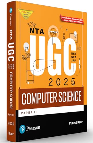 Pearson NTA UGC NET, SET, JRF Paper 2 Computer Science (edition –...