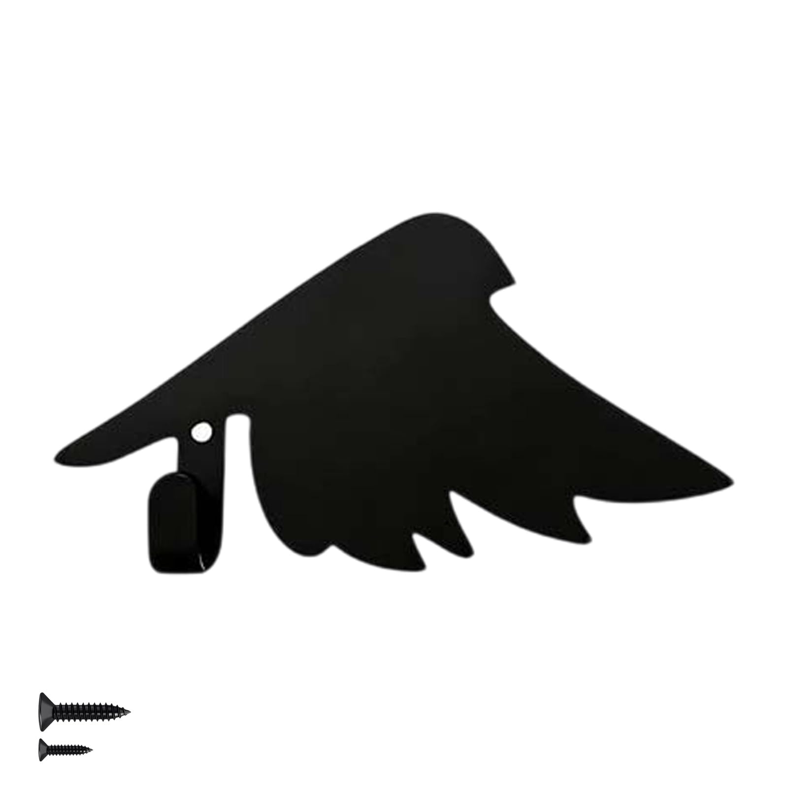 Cunzjia C Unzjia Black Bird Shape Wall Hook For Keys Oat And Bags With Strong Adhesive