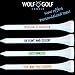 Personalized Golf Tees - Custom Golf Tees - Choose Font and Color - Golf Tee Gift Set - Choose from Sets of 50, 100 or 200 Golf Tees in Bulk