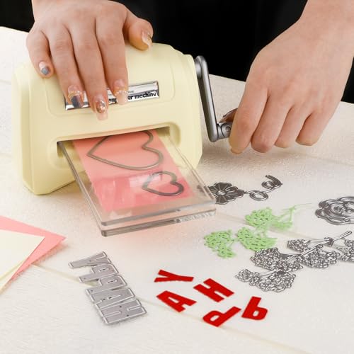 Mini Manual Die Cutting and Embossing Machine for DIY,Hand Embossing Machine for DIY Die Cutting Embossing Paper Card Craft Scrapbooking Dies Cutter Photo Album Decorative Craft Scrapbooking Supplies