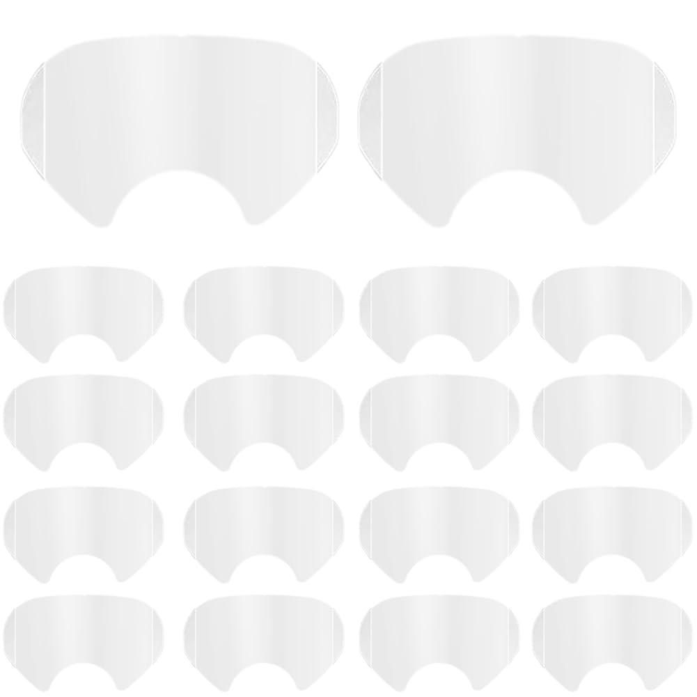 50 piezas de cubierta de lente despegable, cubierta protectora de máscara respiratoria compatible con las series 6885, 6000, 6700, 6800
