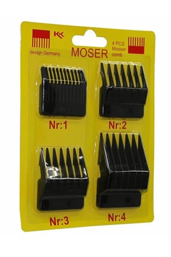 Moser Saç Tıraş Makinası Tarak Takımı 4 Adet, moser2020-07-07-15