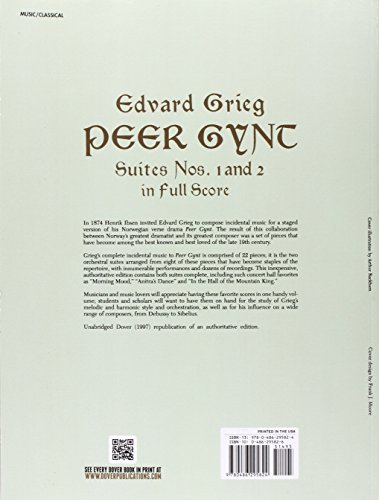 Peer Gynt Suites Nos. 1 and 2 [Lingua inglese]