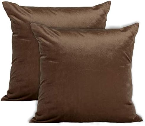 Encasa Christmas New Year VELVET Cushion Covers 2pc Set (30 x 50 cm) - Navy Blue Solid Plain Dyed, Soft & Smooth, Washable, Square Decorative Large Throw Pillow Case for Couch, Sofa, Chair, Bed
