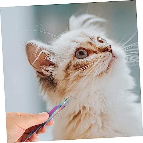 BESPORTBLE Zeckenclip Für Haustiere -entferner Zeckenentfernung Werkzeug Zum Entfernen Von Flöhen Behandlung Gegen Hundefloh Zecken-Tool Zeckenpinzette Für Katze Colorful Rostfreier Stahl